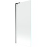 Mexen Next L parawan nawannowy 1-skrzydłowy 80 x 150 cm, transparent, czarny - 895-080-000-03-00-70