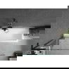 Mexen Next L Badewannenfaltwand 1-teilig 90 x 150 cm, transparent, schwarz - 895-090-000-03-00-70