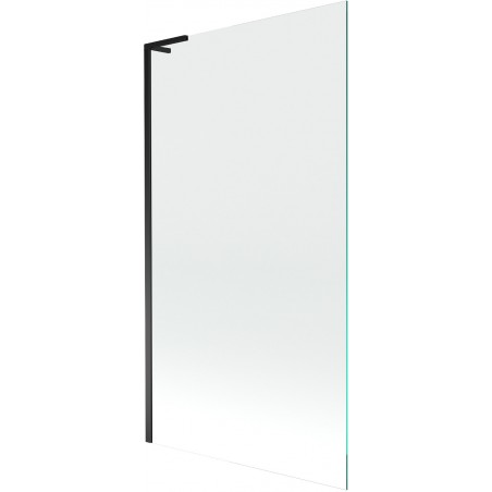 Mexen Next L Badewannenfaltwand 1-flügelig 100 x 150 cm, transparent, schwarz - 895-100-000-03-00-70