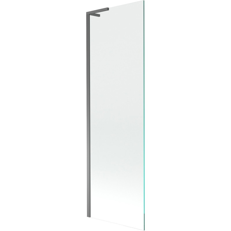 Mexen Next L vannitoa vahesein 1-labaline 60 x 150 cm, läbipaistev, gun metal - 895-060-000-03-00-95