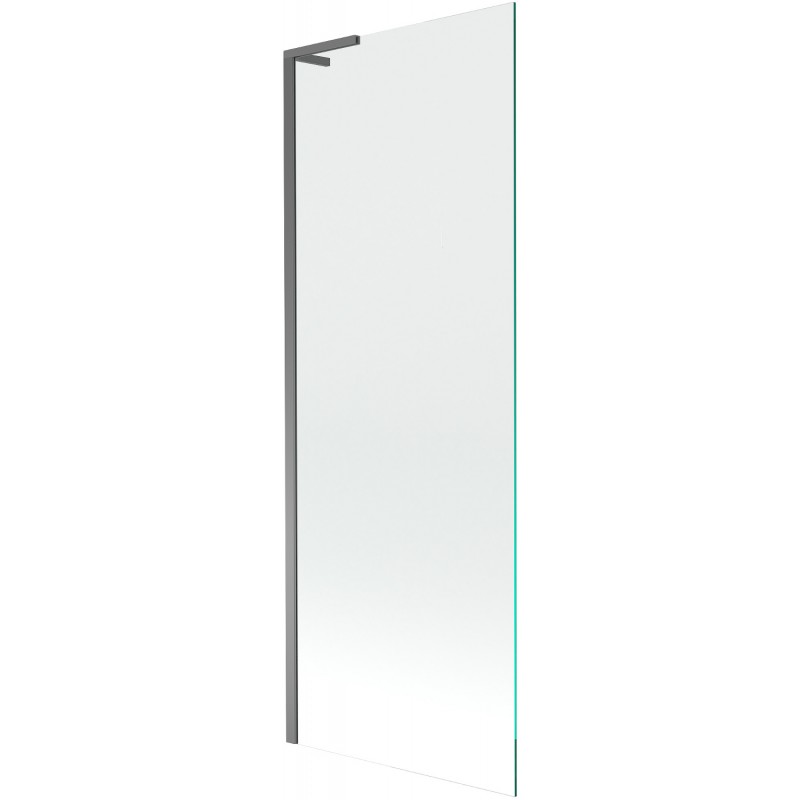Mexen Next L Badewannenfaltwand 1-flügelig 70 x 150 cm, transparent, gun metal - 895-070-000-03-00-95