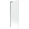 Mexen Next L jednokrilni paravan za kadu 70 x 150 cm, proziran, tamni metal - 895-070-000-03-00-95