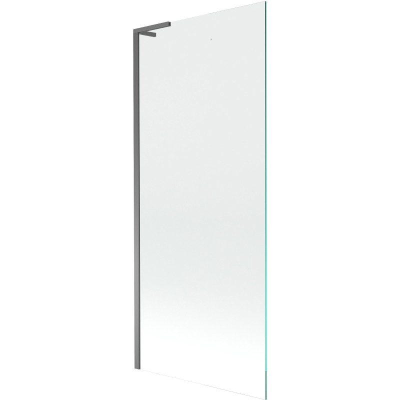 Mexen Next L vannisein ühe uksega 80 x 150 cm, läbipaistev, relvmetall - 895-080-000-03-00-95