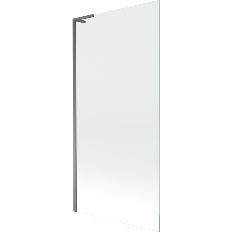 Mexen Next L Badewannenfaltwand 1-flügelig 90 x 150 cm, transparent, Gun Metal - 895-090-000-03-00-95