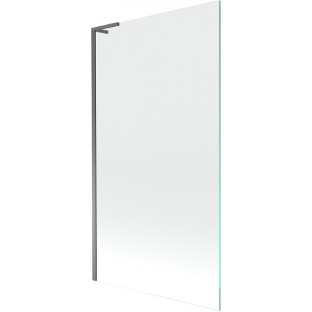 Mexen Next L Badewannenwand 1-flügelig 100 x 150 cm, transparent, gun metal - 895-100-000-03-00-95