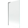 Mexen Next L jednodijelna tuš paravana 100 x 150 cm, prozirna, metalna siva - 895-100-000-03-00-95