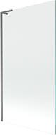 Mexen Next L 1-sekcijas dušas siena 100 x 150 cm, caurspīdīga, pelēkais metāls - 895-100-000-03-00-95