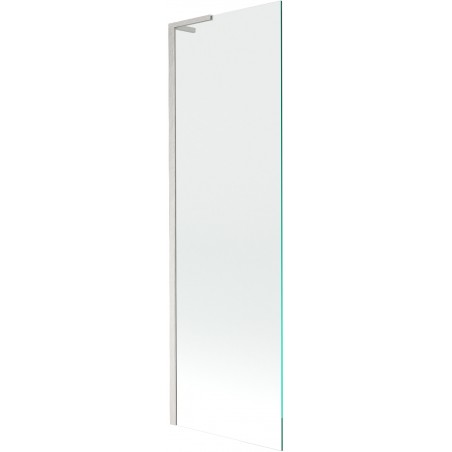 Mexen Next L Badewannenfaltwand 1-flügelig 60 x 150 cm, transparent, gebürstetes Nickel - 895-060-000-03-00-97