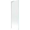 Mexen Next L enosna kopelna pregrada s 1 krilom 60 x 150 cm, prozorna, brušeni nikel - 895-060-000-03-00-97