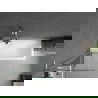 Mexen Next L Badewannenfaltwand 1-flügelig 60 x 150 cm, transparent, gebürstetes Nickel - 895-060-000-03-00-97