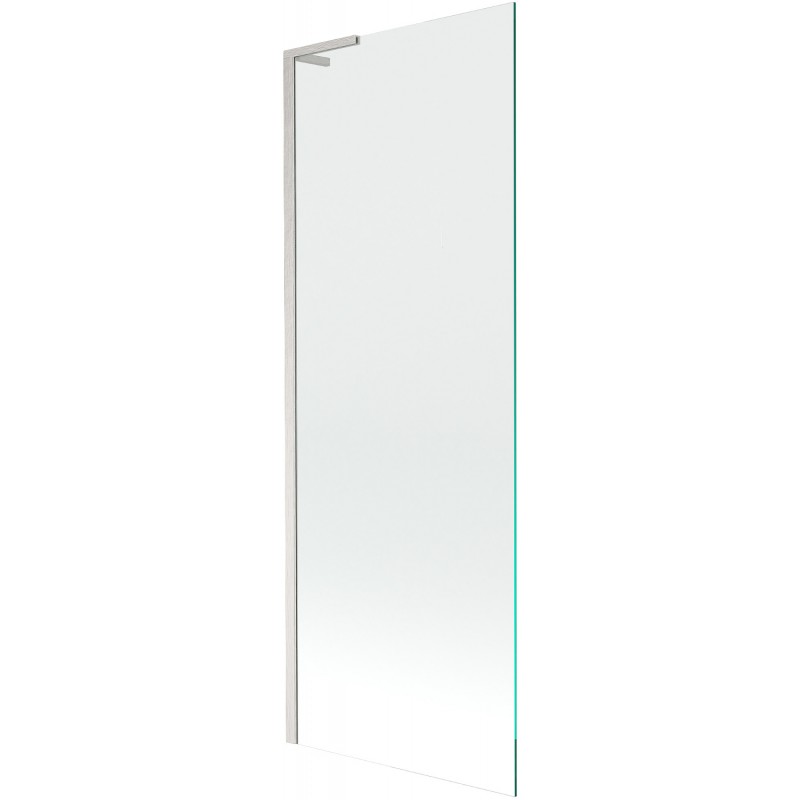 Mexen Next L Badewannenabtrennung 1-flügelig 70 x 150 cm, transparent, gebürstetes Nickel - 895-070-000-03-00-97