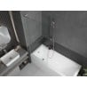 Paroi de baignoire Mexen Next L 1-volet 80 x 150 cm, transparent, nickel brossé - 895-080-000-03-00-97
