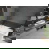 Mexen Next L Badewannenfaltwand 1-flügelig 80 x 150 cm, transparent, gebürstetes Nickel - 895-080-000-03-00-97