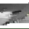 Mexen Next L Badewannenfaltwand 1-flügelig 80 x 150 cm, transparent, gebürstetes Nickel - 895-080-000-03-00-97