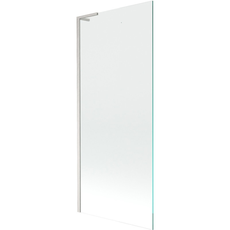 Mexen Next L paravan za kadu s jednim krilom 80 x 150 cm, proziran, brušeni nikal - 895-080-000-03-00-97