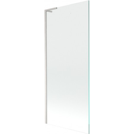 Mexen Next L Badewannenfaltwand 1-flügelig 80 x 150 cm, transparent, gebürstetes Nickel - 895-080-000-03-00-97