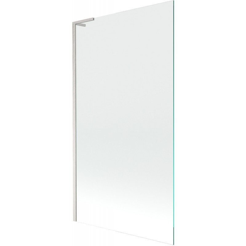 Mexen Next L Duschwand 1-flügelig 100 x 150 cm, transparent, gebürsteter Nickel - 895-100-000-03-00-97