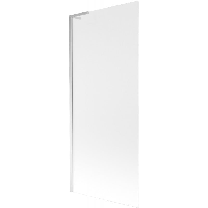 Mexen Next L Badewannenfaltwand, 1-flügelig, 80 x 150 cm, Milchglas, Chrom - 895-080-000-03-30-01