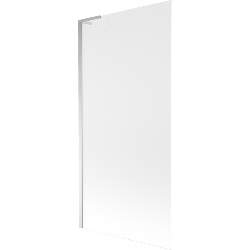 Mexen Next L 1-paneļa vannas starpsiena 90 x 150 cm, matēts, hroms - 895-090-000-03-30-01