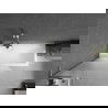 Mexen Next L badwand 1-delig 100 x 150 cm, matglas, chroom - 895-100-000-03-30-01