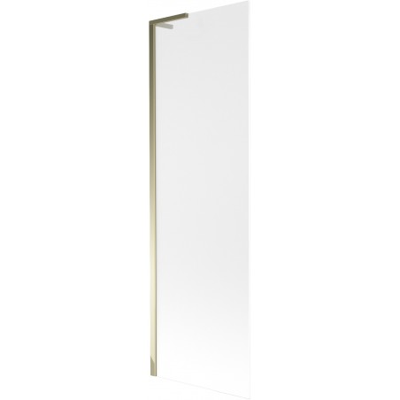 Mexen Next L jednokrilni paravan za kadu 60 x 150 cm, mat, zlatni - 895-060-000-03-30-50