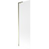 Mexen Next L vannisein ühepoolne 60 x 150 cm, jääklaas, kuldne - 895-060-000-03-30-50