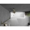 Mexen Next L vannisein 1-osaline 70 x 150 cm, härmas, kuldne - 895-070-000-03-30-50