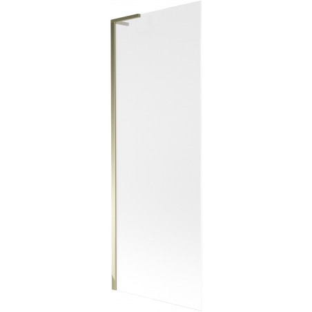 Mexen Next L Badewannenabtrennung 1-flügelig 70 x 150 cm, satiniert, gold - 895-070-000-03-30-50