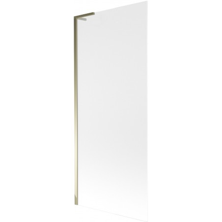 Mexen Next L Badewannenfaltwand 1-flügelig 80 x 150 cm, matt, gold - 895-080-000-03-30-50