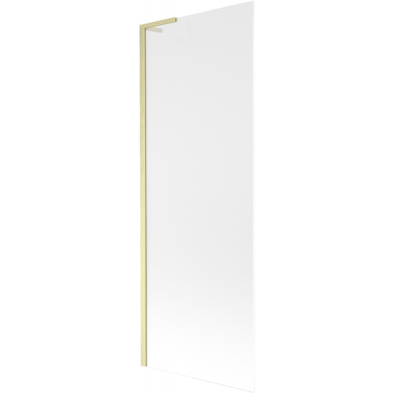 Mexen Next L Badewannenabtrennung 1-flügelig 70 x 150 cm, matt, gebürstetes Gold - 895-070-000-03-30-55