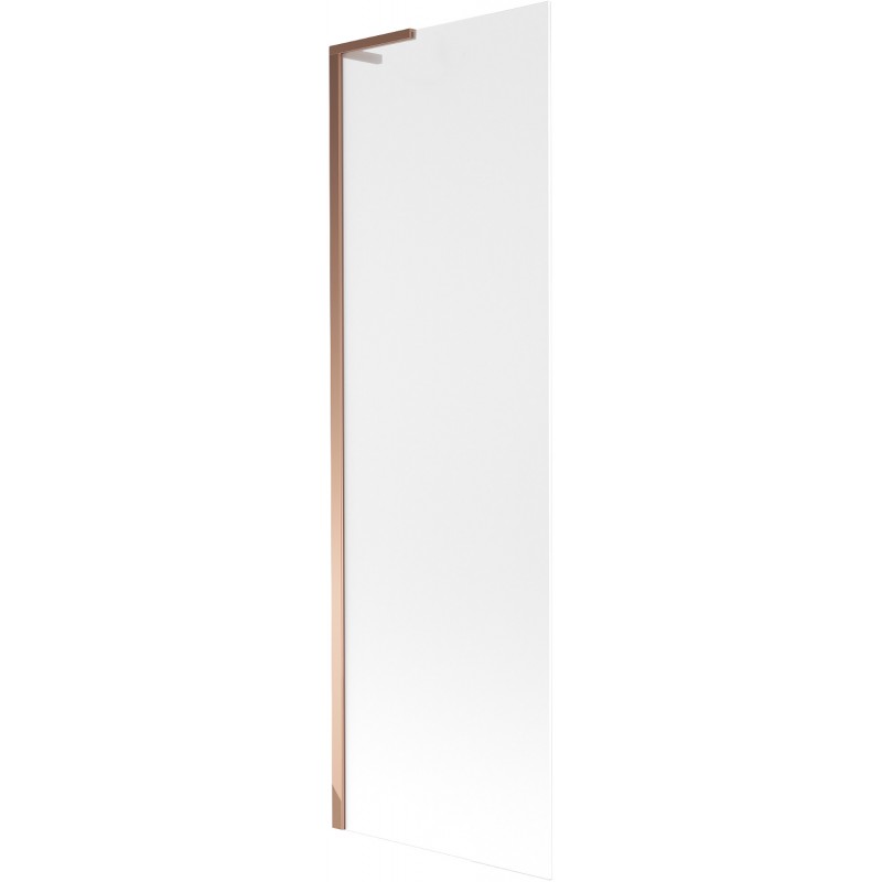 Mexen Next L Badewannenfaltwand, 1-flügelig, 60 x 150 cm, matt, Roségold - 895-060-000-03-30-60