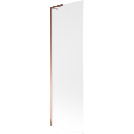 Mexen Next L Badewannenfaltwand, 1-flügelig, 60 x 150 cm, matt, Roségold - 895-060-000-03-30-60
