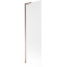 Mexen Next L parawan nawannowy 1-skrzydłowy 60 x 150 cm, szron, różowe złoto - 895-060-000-03-30-60