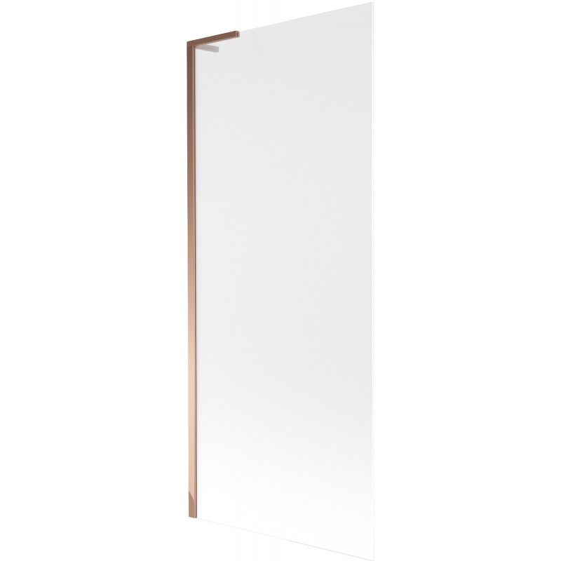 Mexen Next L badwand 1-deurs 80 x 150 cm, ijs, roze goud - 895-080-000-03-30-60