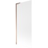Mexen Next L 1-krilni tuš paravan 80 x 150 cm, mraz, ružičasto zlato - 895-080-000-03-30-60