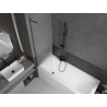 Mexen Next L vanniparavann 1-leheline 60 x 150 cm, härm, harjatud gun gray - 895-060-000-03-30-66