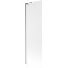 Mexen Next L Badewannenabtrennung 1-flügelig 60 x 150 cm, matt, gebürstetes Gun Gray - 895-060-000-03-30-66