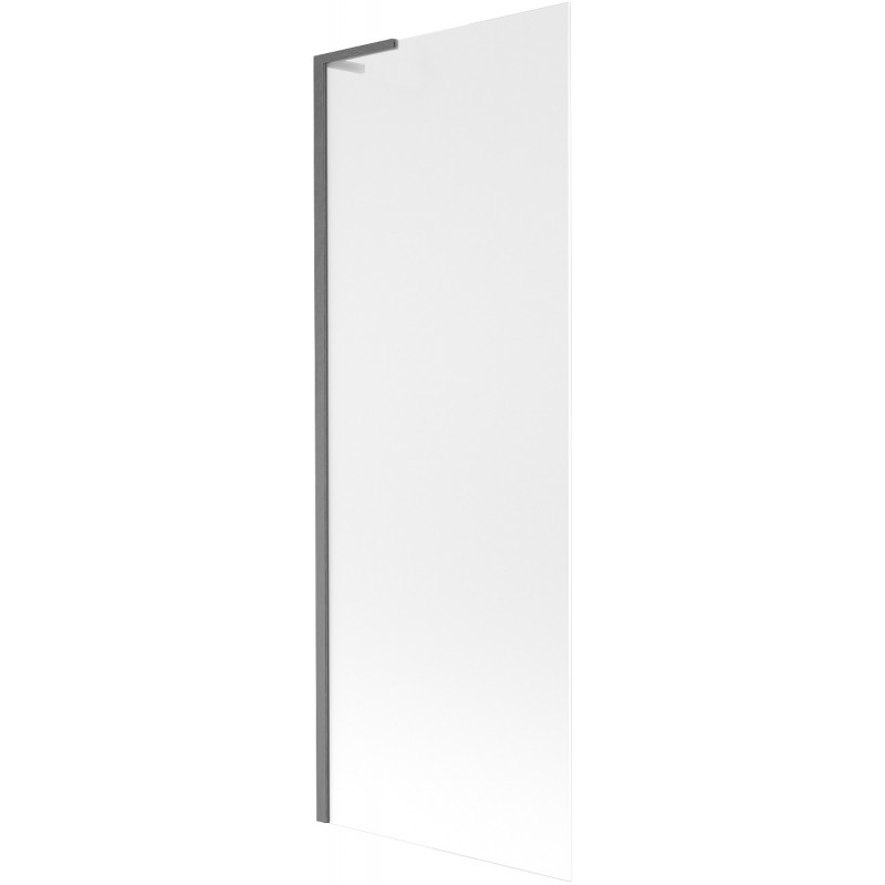 Mexen Next L paravento da bagno ad 1 anta 70 x 150 cm, smerigliato, grigio canna di fucile spazzolato - 895-070-000-03-30-66