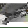 Mexen Next L Badewannenabtrennung 1-flügelig 100 x 150 cm, matt, gebürstetes Gun Gray - 895-100-000-03-30-66
