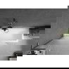 Mexen Next L Badewannenabtrennung 1-flügelig 100 x 150 cm, matt, gebürstetes Gun Gray - 895-100-000-03-30-66