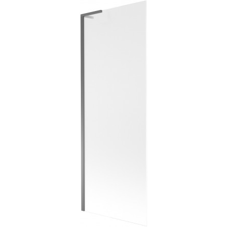 Mexen Next L Badewannenabtrennung, 1-flügelig 70 x 150 cm, matt, Gun Metal - 895-070-000-03-30-95