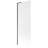 Mexen Next L Badewannenabtrennung, 1-flügelig 70 x 150 cm, matt, Gun Metal - 895-070-000-03-30-95