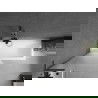 Mexen Next L Badewannenaufsatz 1-flügelig 80 x 150 cm, matt, Gun Metal - 895-080-000-03-30-95