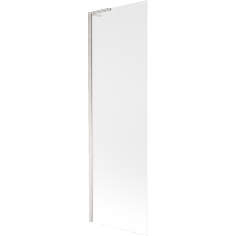 Mexen Next L Badewannenwand 1-flügelig 60 x 150 cm, mattiert, gebürsteter Nickel - 895-060-000-03-30-97
