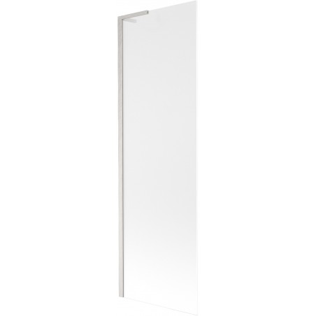 Mexen Next L Badewannenwand 1-flügelig 60 x 150 cm, mattiert, gebürsteter Nickel - 895-060-000-03-30-97
