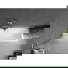 Mexen Next L Badewannenwand 1-flügelig 70 x 150 cm, matt, gebürsteter Nickel - 895-070-000-03-30-97