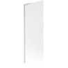 Mexen Next L paroi de baignoire 1 battant 70 x 150 cm, givre, nickel brossé - 895-070-000-03-30-97