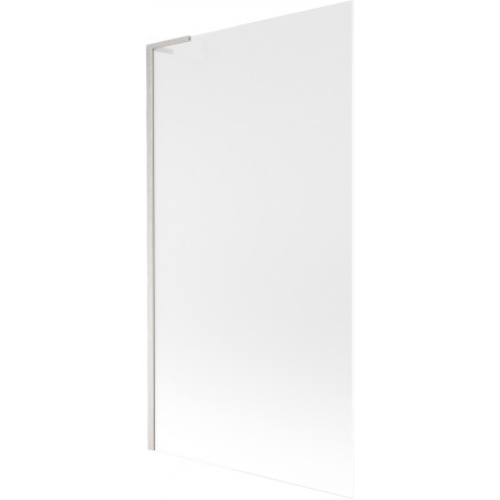 Mexen Next L Badewannenfaltwand 1-flügelig 100 x 150 cm, Mattglas, gebürstetes Nickel - 895-100-000-03-30-97