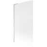 Paroi de baignoire à 1 volet Mexen Next L 100 x 150 cm, givré, nickel brossé - 895-100-000-03-30-97
