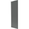 Mexen Next L single-wing bath screen 60 x 150 cm, graphite, chrome - 895-060-000-03-40-01